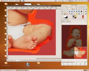 Detourage simple gimp