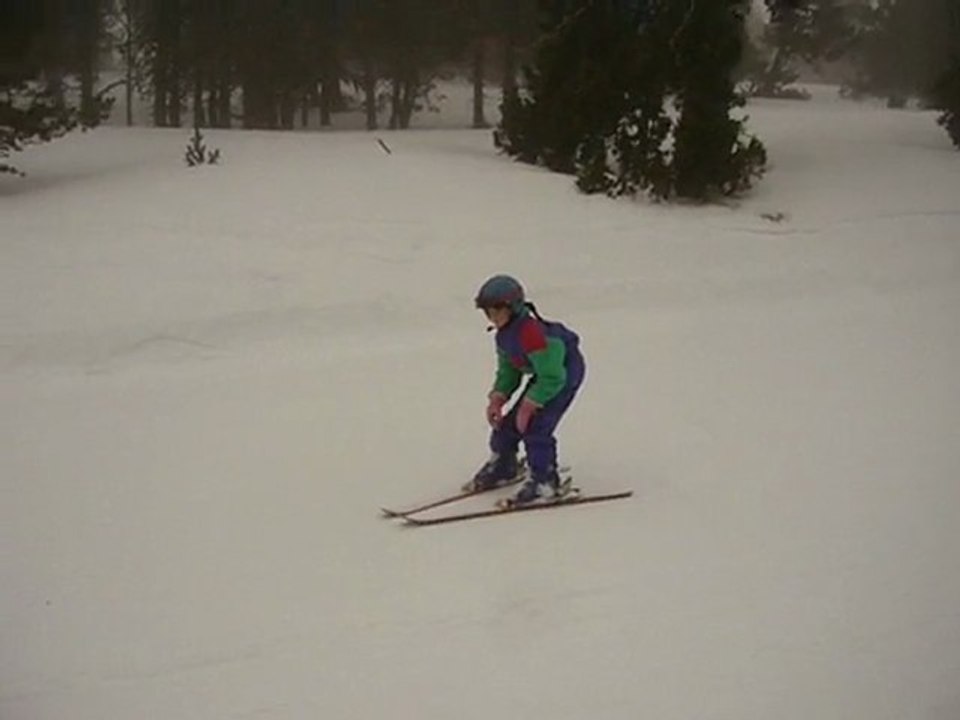 Mathilde au ski 2