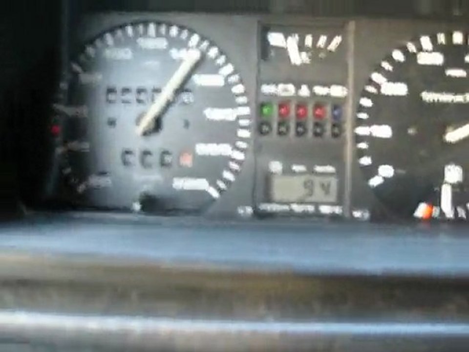 Test accélération Golf 2 Gti 8s reprise en 2