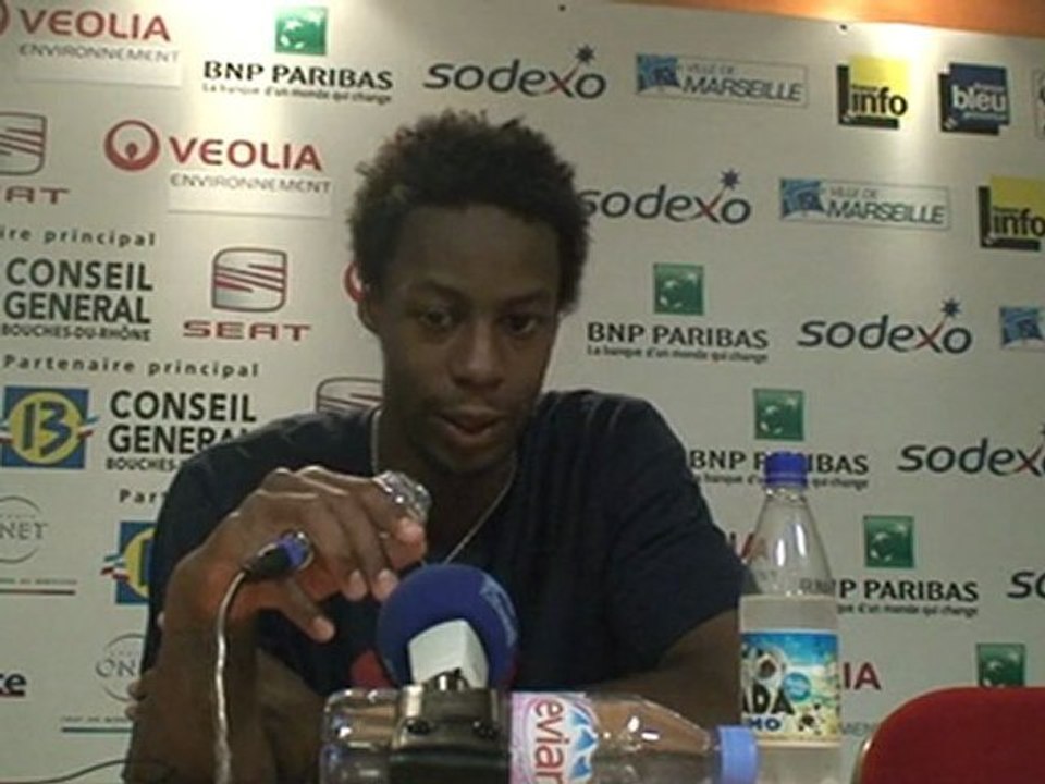 Conférence de presse : Gaël Monfils - 18 Février 2010