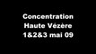 Concentration Haute Vézère 1&2&3 mai 2009 - Kayak Acigné