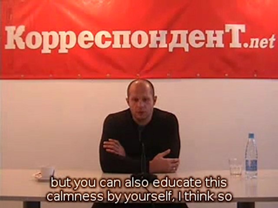 FEDOR Interview In Kiev pt 2