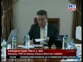 Danıştay'dan YÖK'e 2. Ret