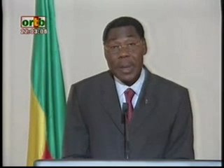 Bénin : Discours de Yayi Boni