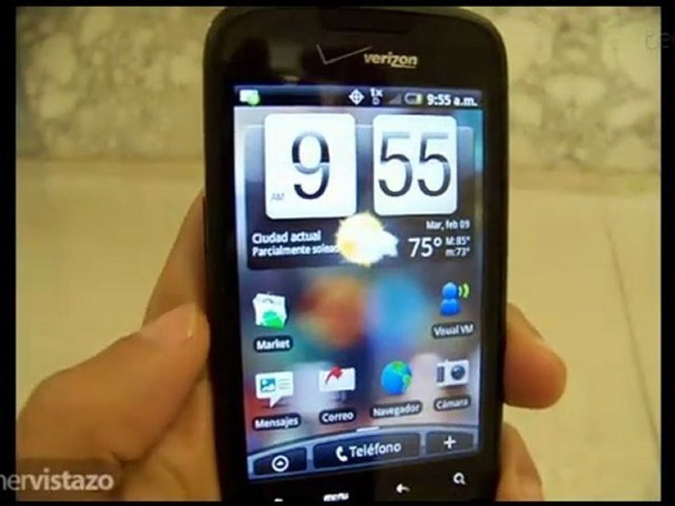 Primer Vistazo -Droid Eris de HTC/Verizon Wireless