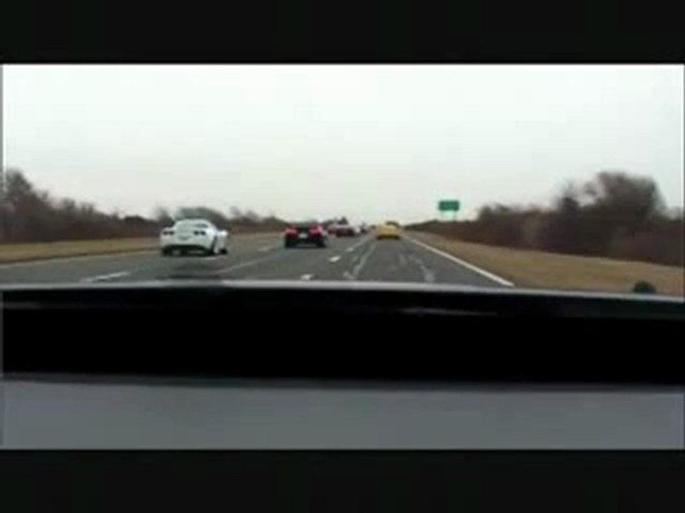 crash corvette vs ferrari