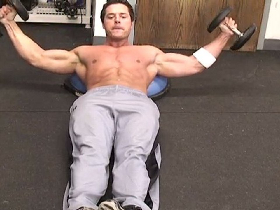 Micah LaCerte's Bosu Ball Chest Fly