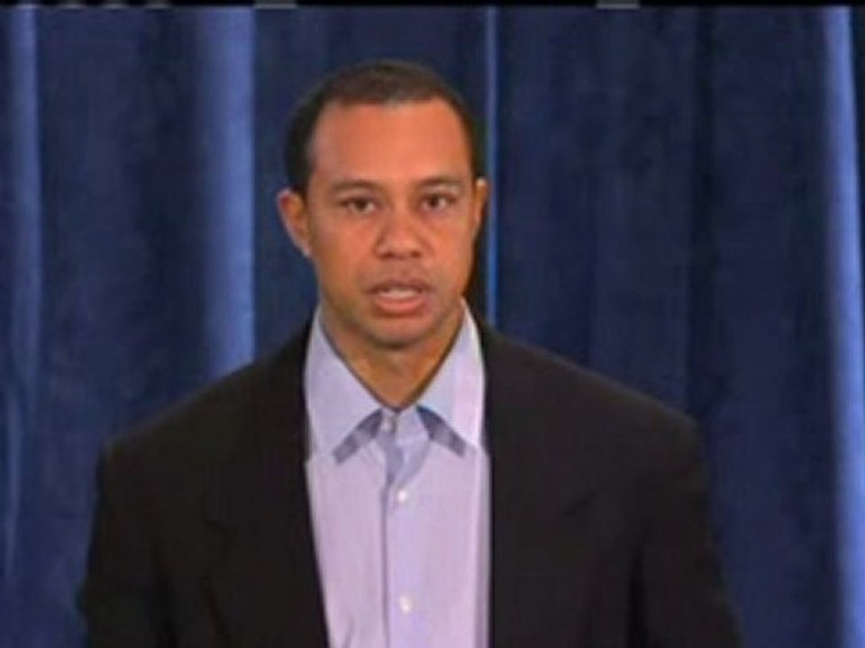 Tiger Woods Apology