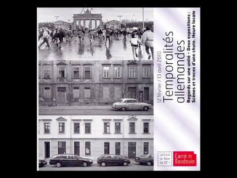 Temporalités allemandes - exposition pavillon Carré Baudouin