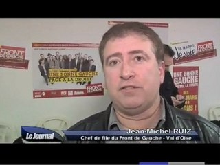 Conférence de presse du Front de Gauche sur VONEWS