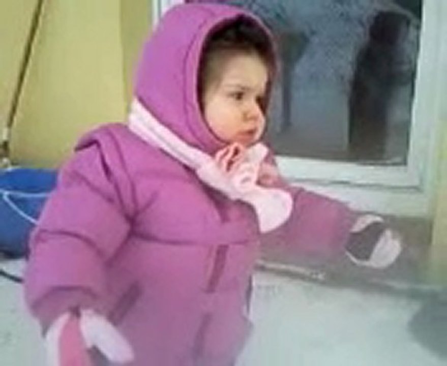 Elisa et la neige...