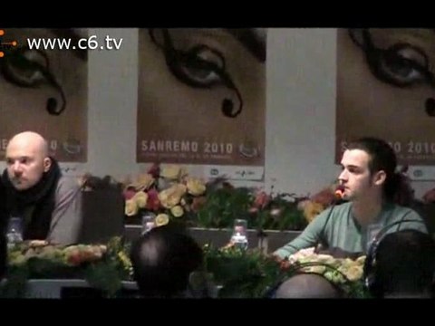 Sanremo 2010. Valerio Scanu 'mi sono innamorato una sola vol