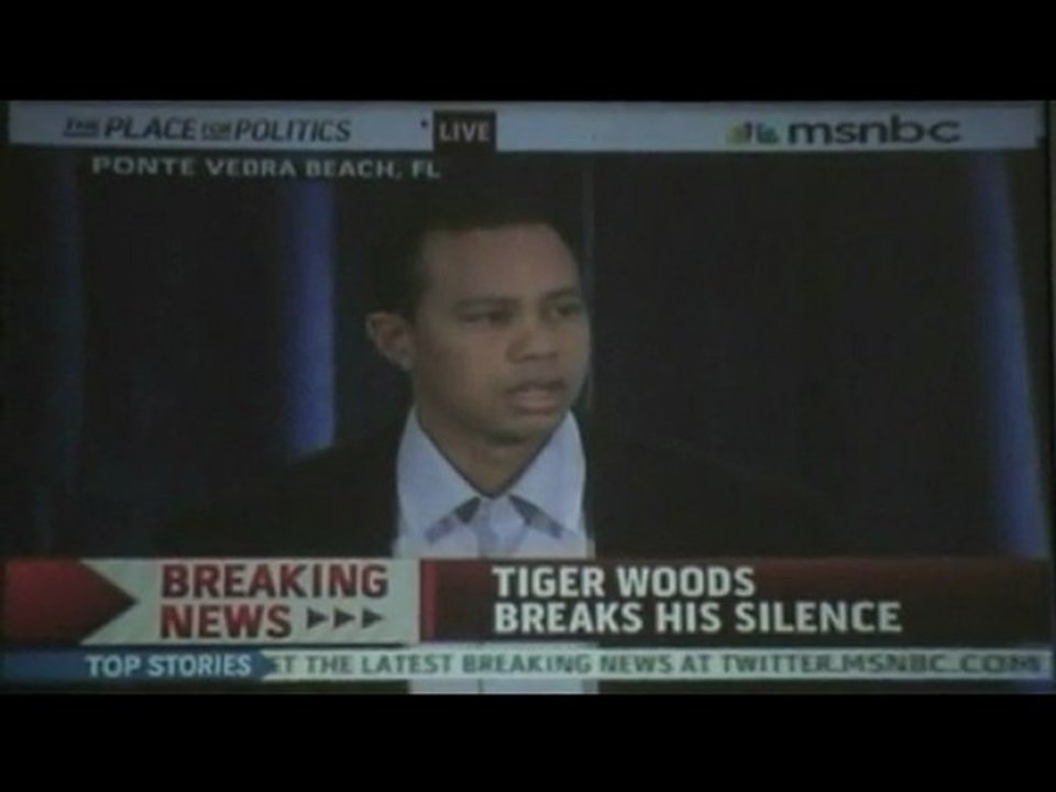 Tiger Woods Speech