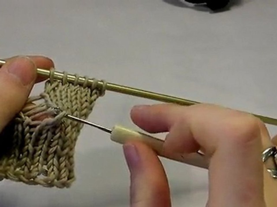 Quick Knitting Tip: Pick Up a Dropped Stitch