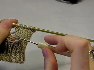 Quick Knitting Tip: Pick Up a Dropped Stitch