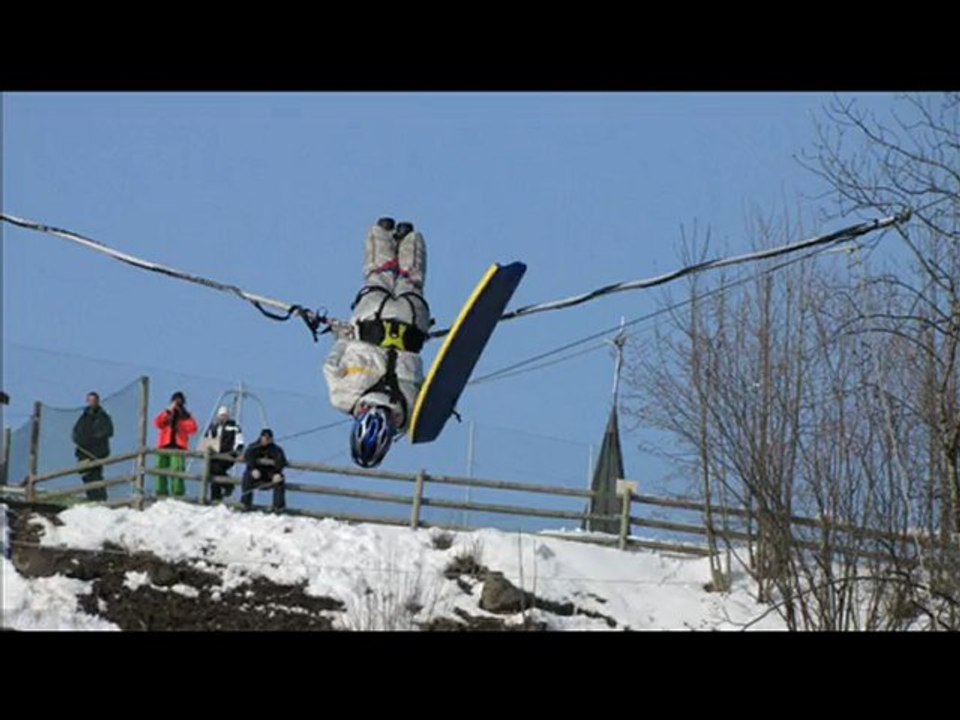 Tremplin Saut a Ski elastique - Bun J Ride - Xsens.free.fr