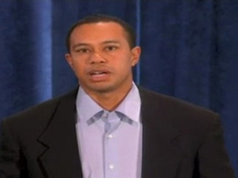 Tiger Woods Speech