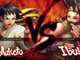 Super Street Fighter IV Makato vs Ibuki