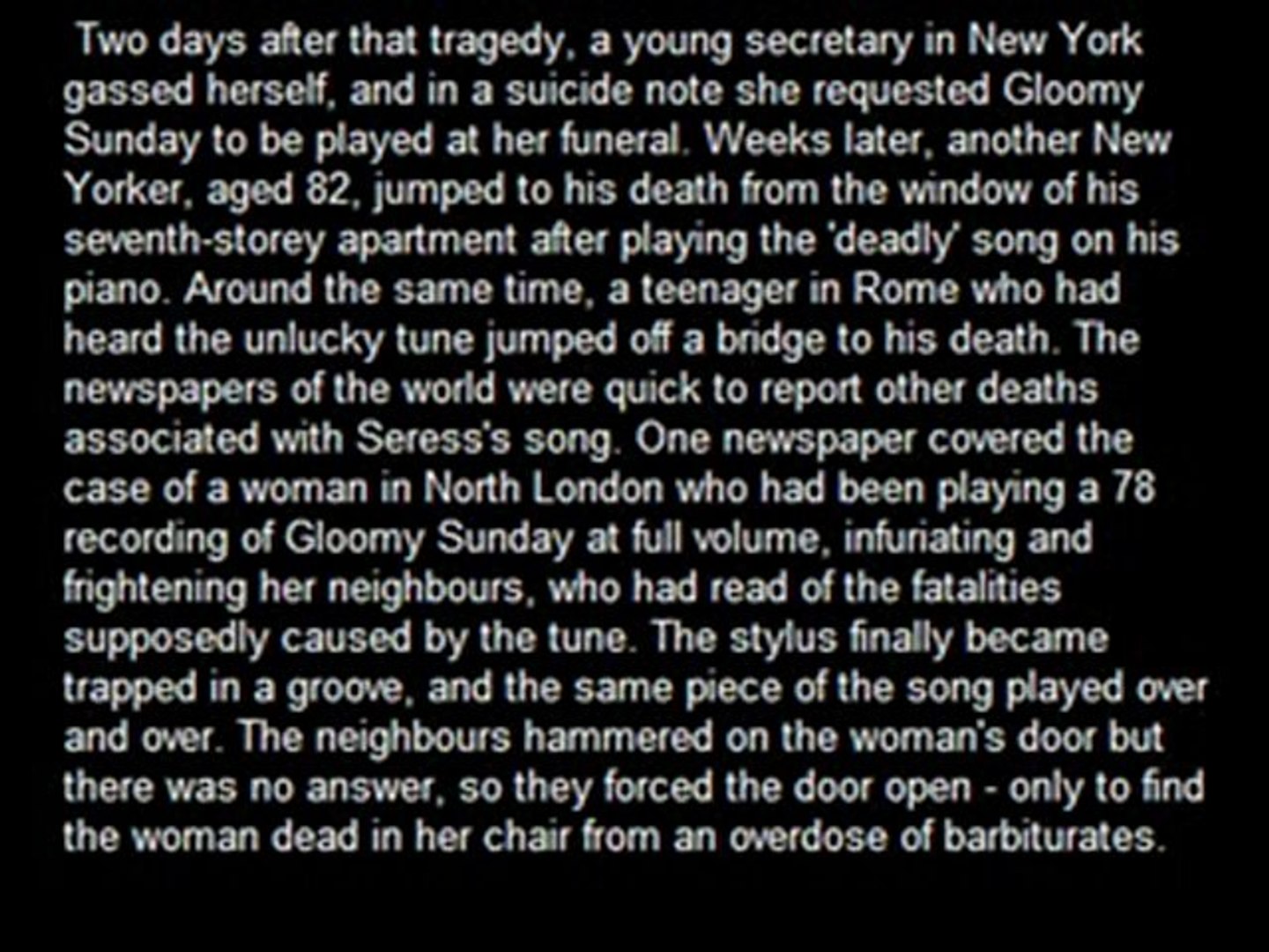 Rezso Seress - Gloomy Sunday song story - Vídeo Dailymotion Rezso Seress - Gloomy Sunday song story - Vídeo Dailymotion