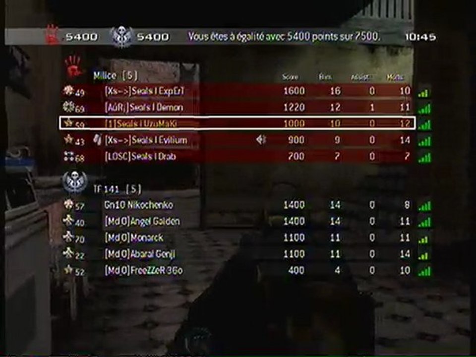 X-trem Seals E-sport vs Mercenaires de l_Ombre Partie 1