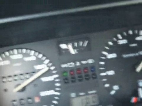 test accélération Golf 2 gti 8s 0 à 180km/h