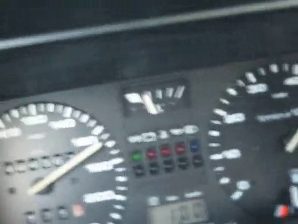 test accélération Golf 2 gti 8s 0 à 180km/h