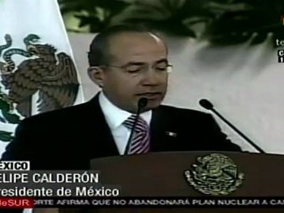 Anuncia Calderón compra de nuevos equipos militares
