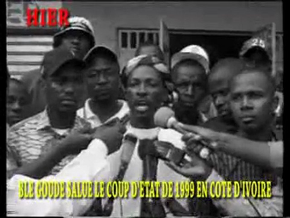 1999 : BLE GOUDE SALUE LE COUP D'ETAT EN COTE D'IVOIRE