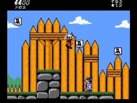video retrogaming sur asterix version nes