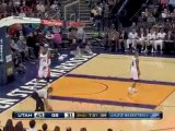 Ronnie Price finds Andrei Kirilenko all alone after a nice b