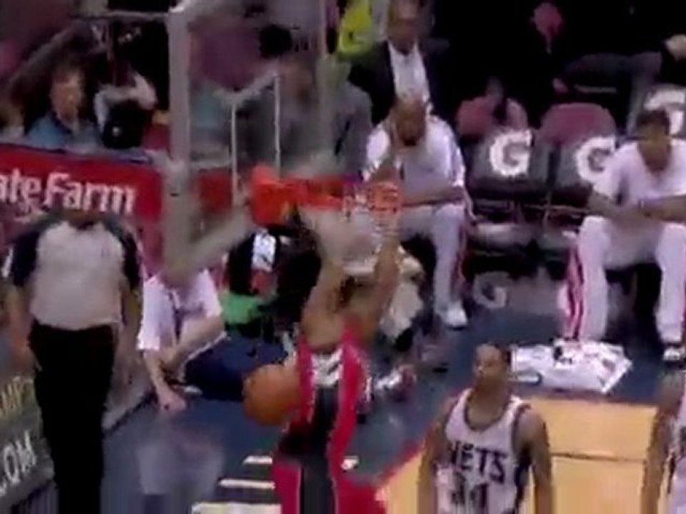 DeMar DeRozan hits the baseline running and hammers the rock