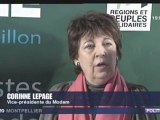 Corinne Lepage soutient Europe Ecologie Languedoc-Roussillon