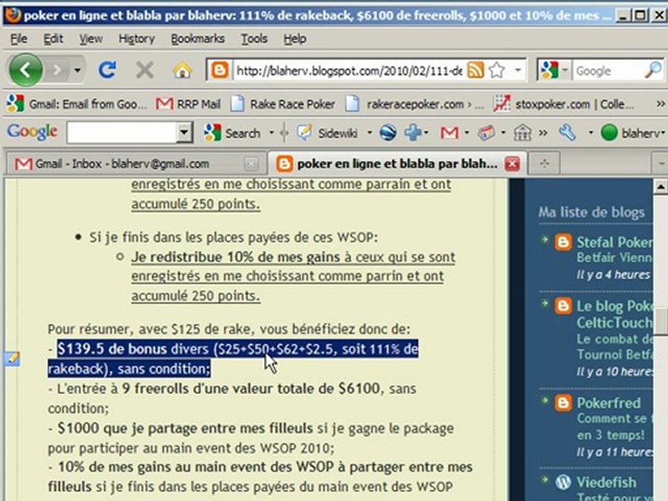 Pacific filleuls wsop