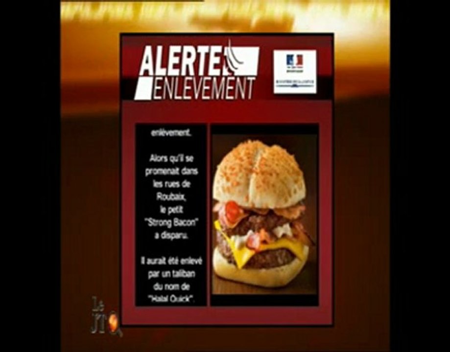 Alerte enlèvement strong bacon