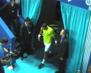 Entrée des joueurs : Tsonga - Benneteau