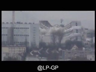 Dijon destruction de l'immeuble Paul Bur 19-02-2010