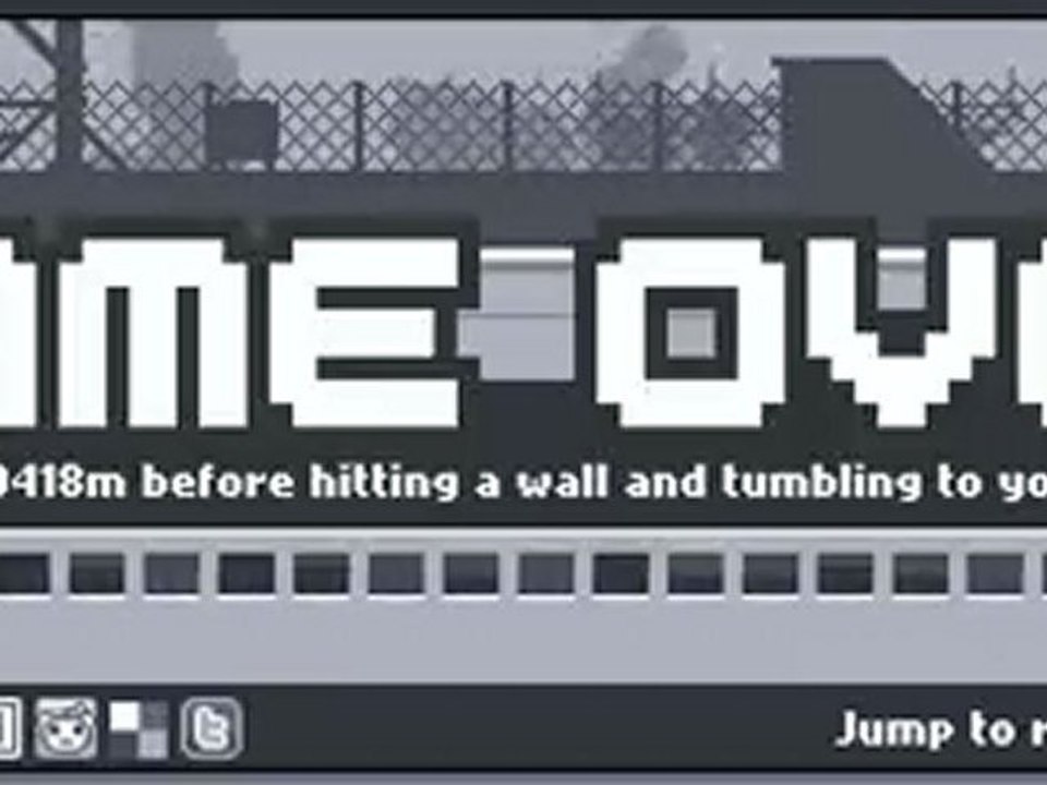 [High Score Canabalt] 9418 m