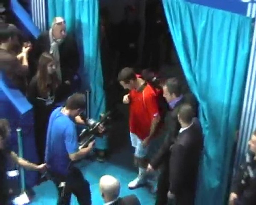 Entrée des joueurs : Llodra - Zverev