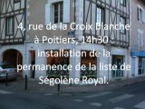 Liste Ségolène Royal, permanence à Poitiers