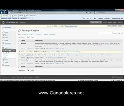Wordpress -Tutorial buscar y agregar plugins