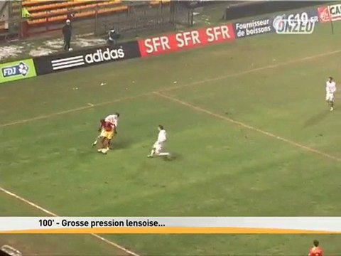 cdf 2009-2010 Lens - Brest 8eme de final résumé