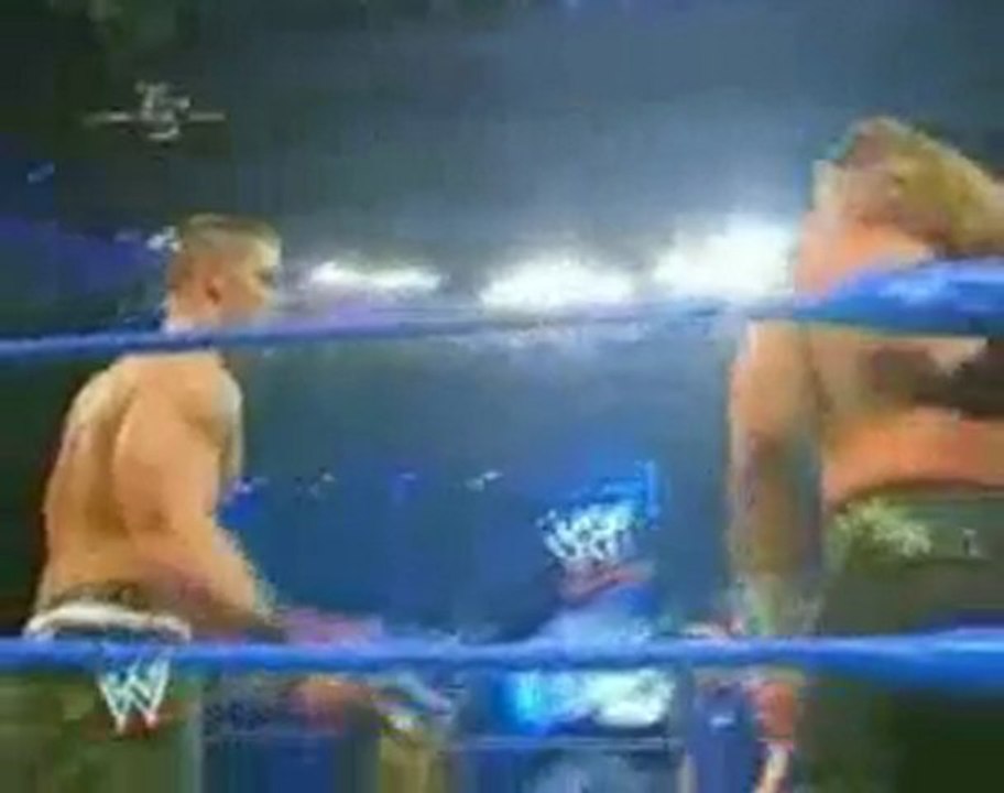 Smackdown 16.02.07 John Cena & HBK vs MVP & Mr Kennedy 2/2