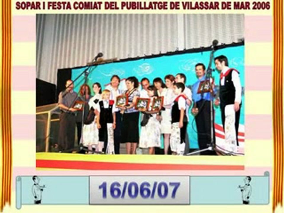 Sopar i Festa comiat del Pubillatge de Vilassar de Mar 2006