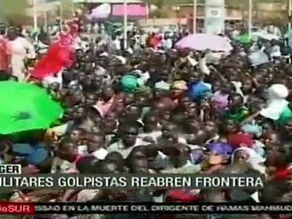 Militares golpistas reabren las fronteras de Níger