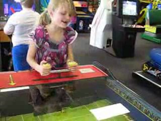 Gunner at sisters' 7th Birthday Party