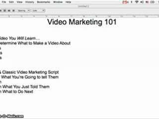 Quick Video Marketing Tip- How to Choose A Topic For ...