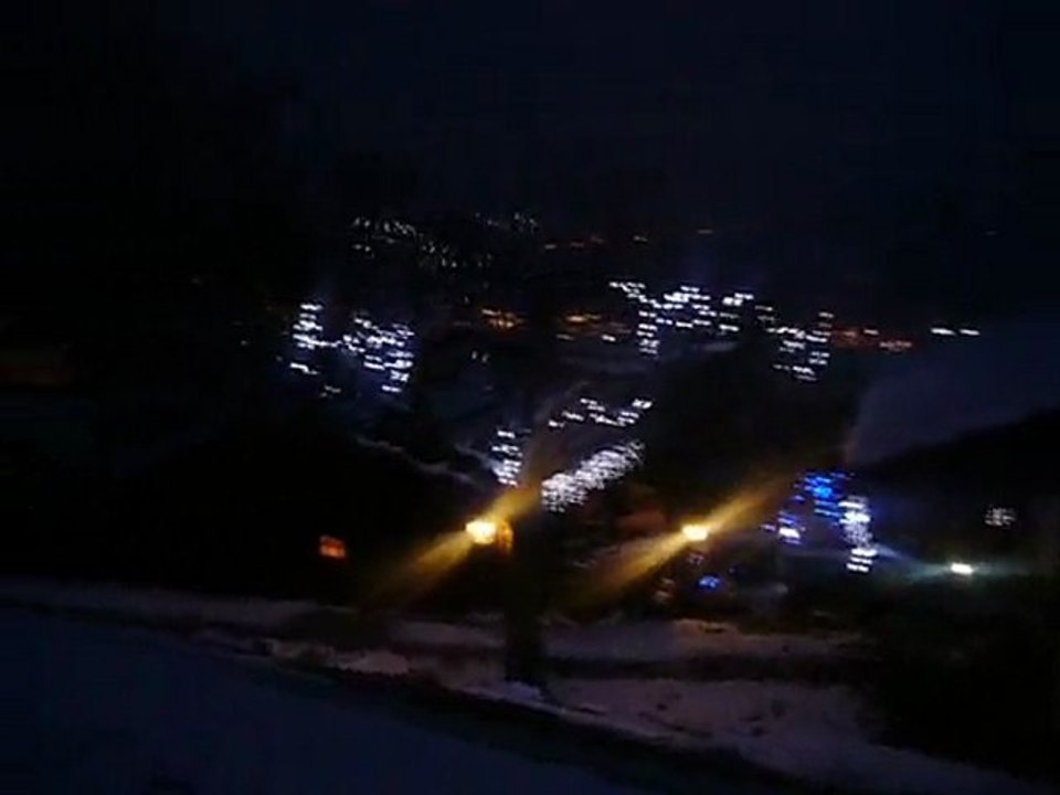 14 02 2010 Illumination du village de vacances a Passy