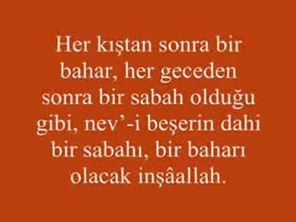 AMERIKAnin gelecegi.  Said Nursi Müthis