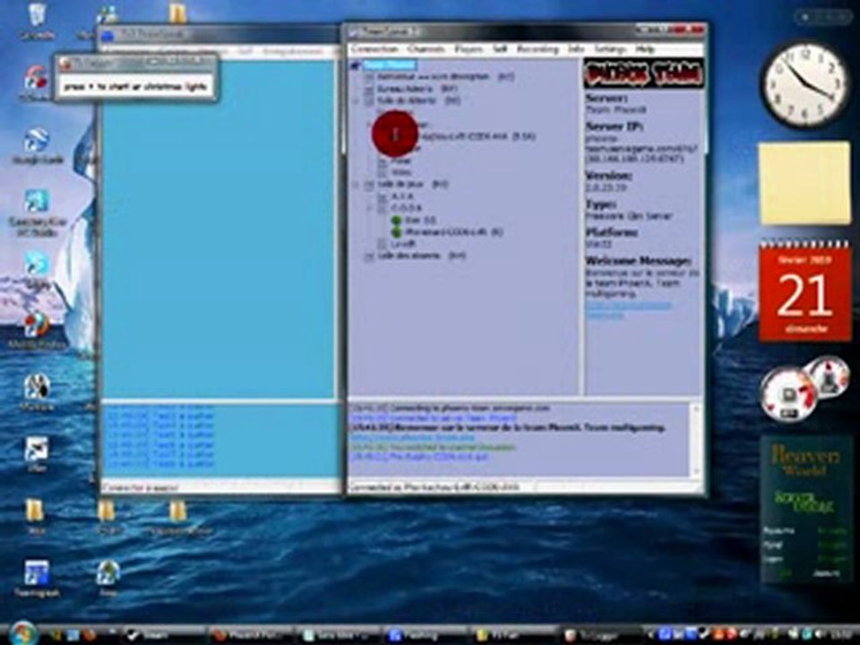 Faire chier son monde sur teamspeak