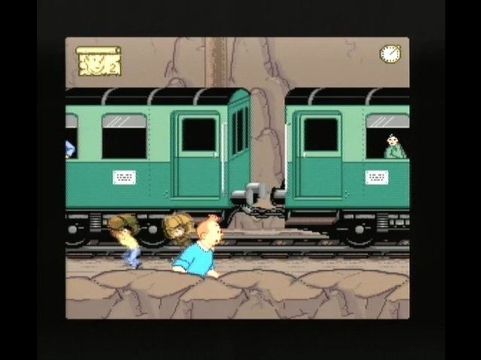 video retrogaming sur tintin au tibet super nes